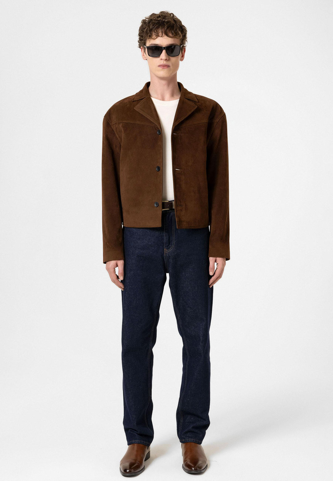 ANT Antioch Coffee Faux Suede Men's Jacket - Kettering