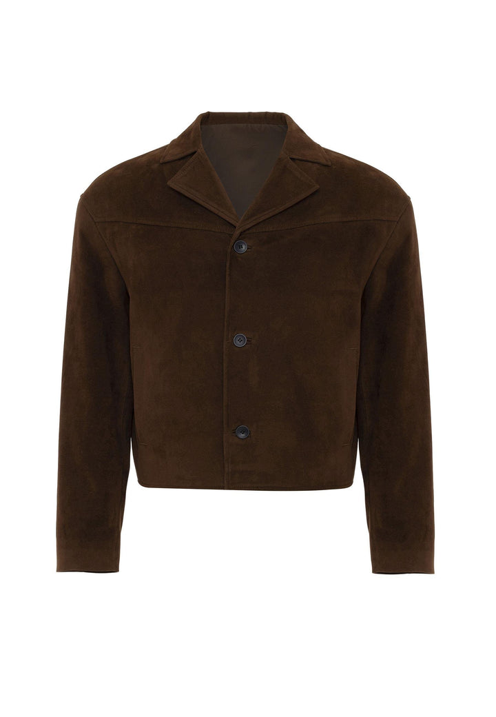 ANT Antioch Coffee Faux Suede Men's Jacket - Kettering