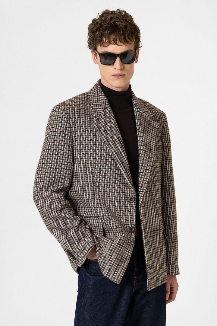 ANT Antioch Coffee Vintage Men's Blazer Jacket - Quincy