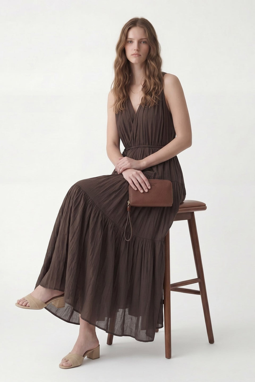 ANT Vual Cotton Women's Midi Dress - Río Grande