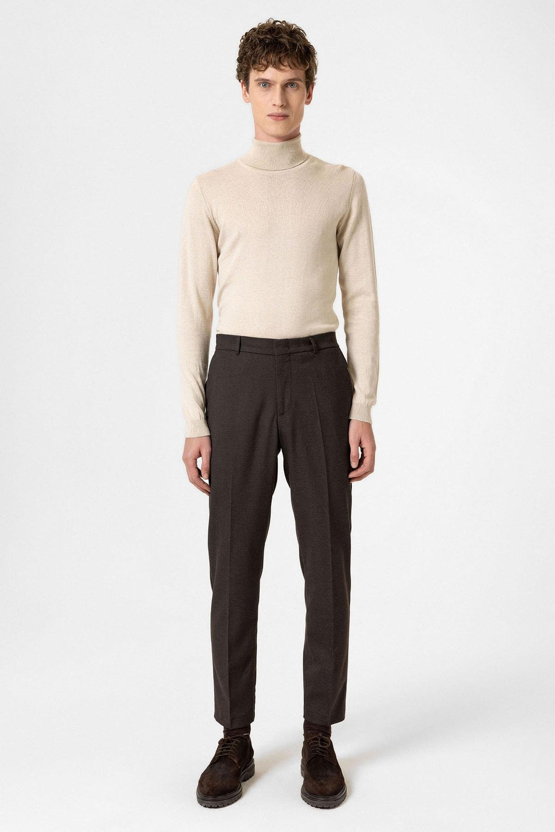 ANT Antioch Coffee High Waist Classic Men's Pants - Huehuetoca