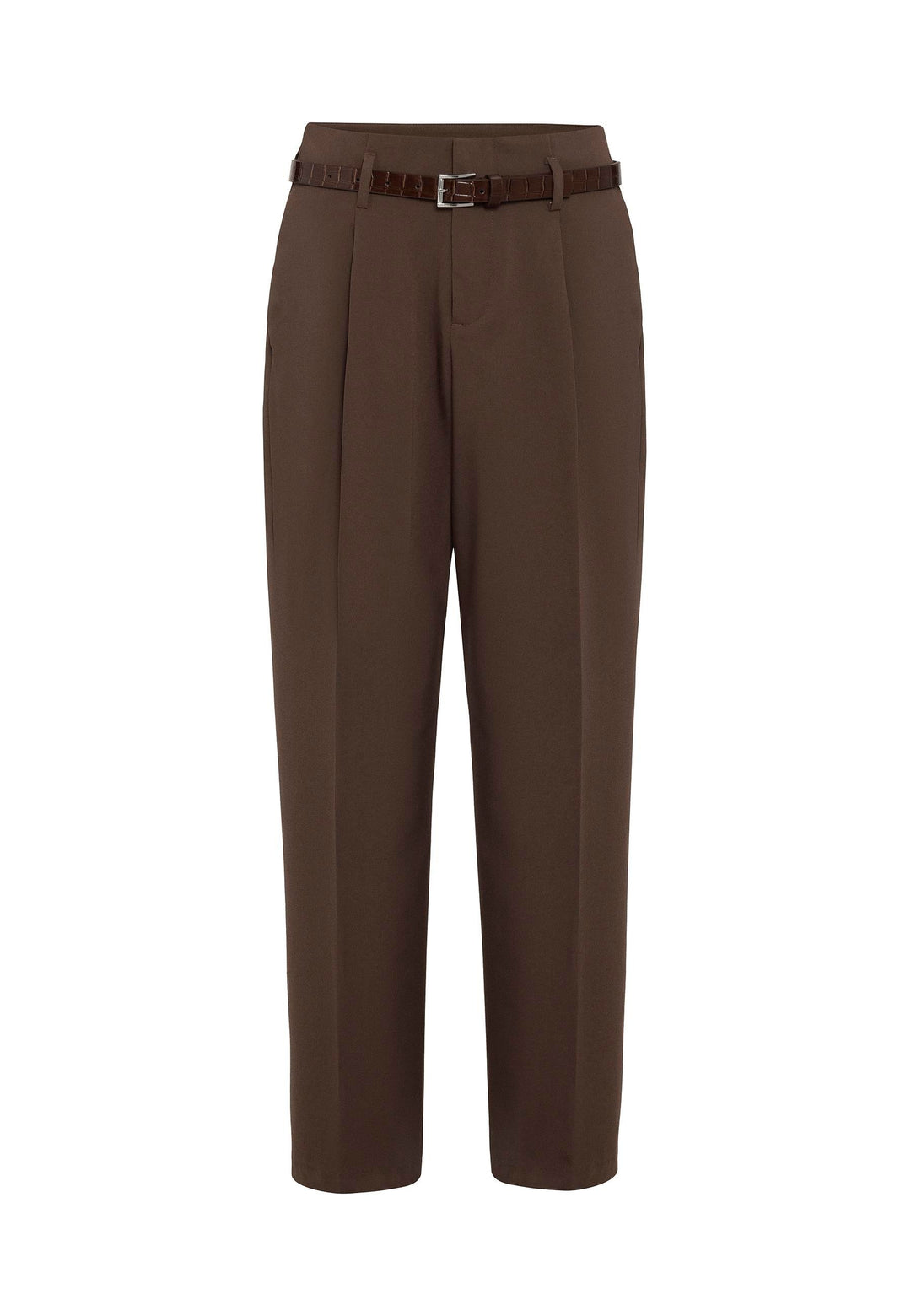 ANT Antioch Coffee High Waisted Belted Women's Pants - Warwick