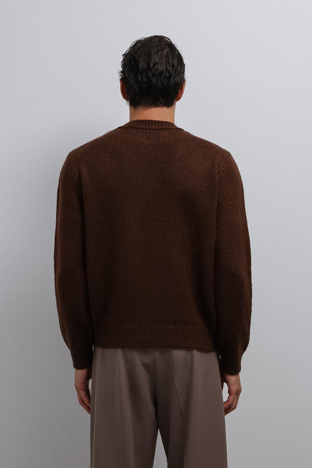 ANT Antioch Coffee Soft Textured Men's Sweater - Maple Grove