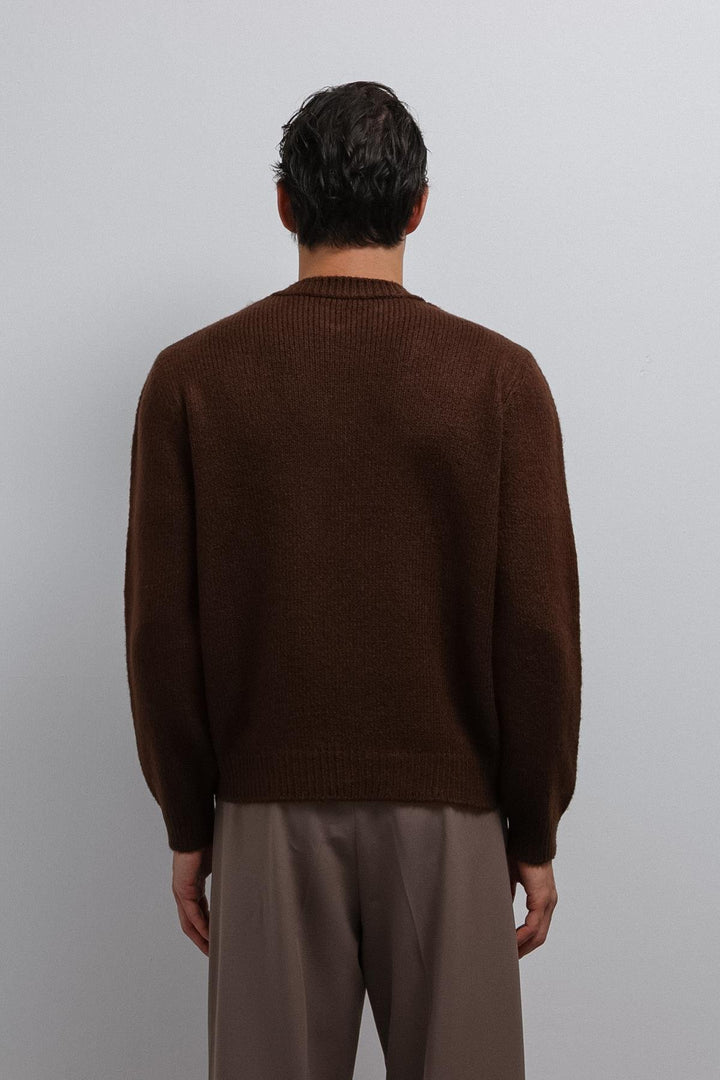 ANT Antioch Coffee Soft Textured Men's Sweater - Maple Grove