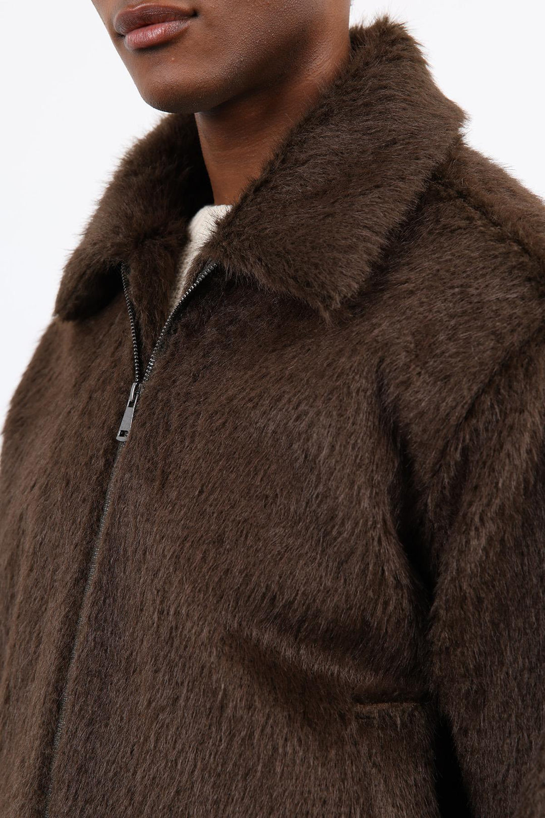 ANT Antioch Coffee Soft Textured Men's Coat - Rochester