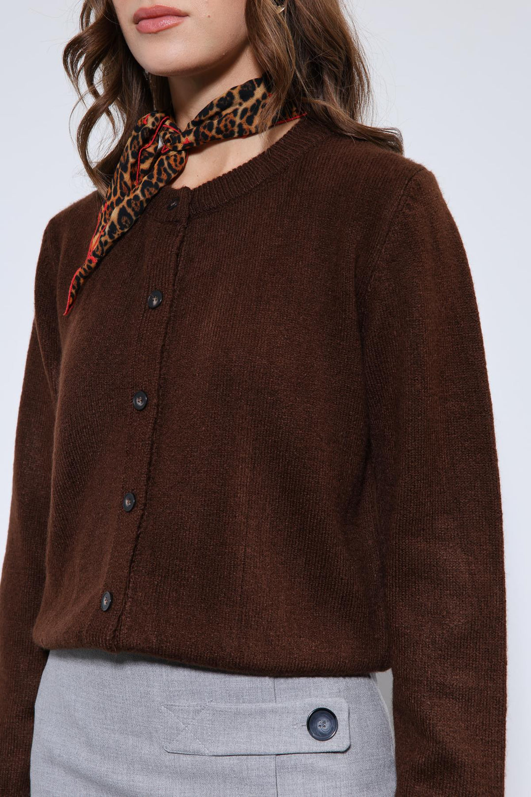 ANT Antioch Kahve Yumuşak Dokulu Hırka - Bergisch Gladbach