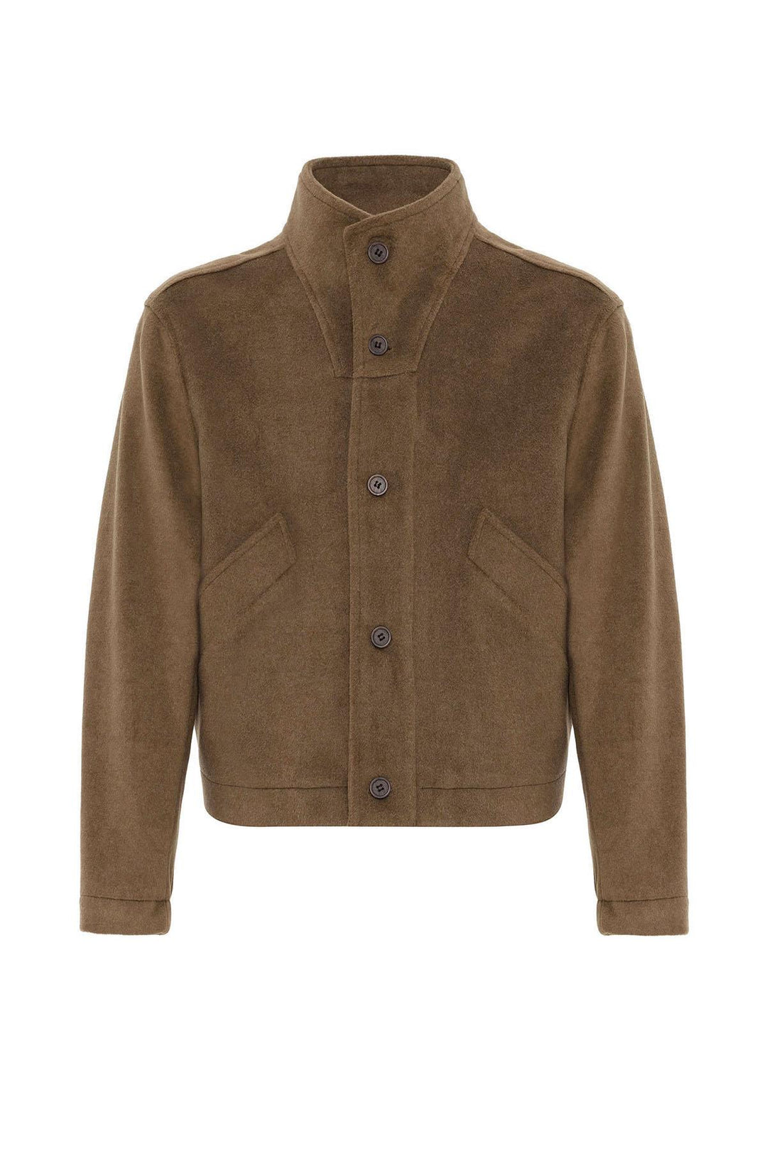 ANT Antioch Coffee Wool Blend Shawl Collar Men's Coat - Barneveld