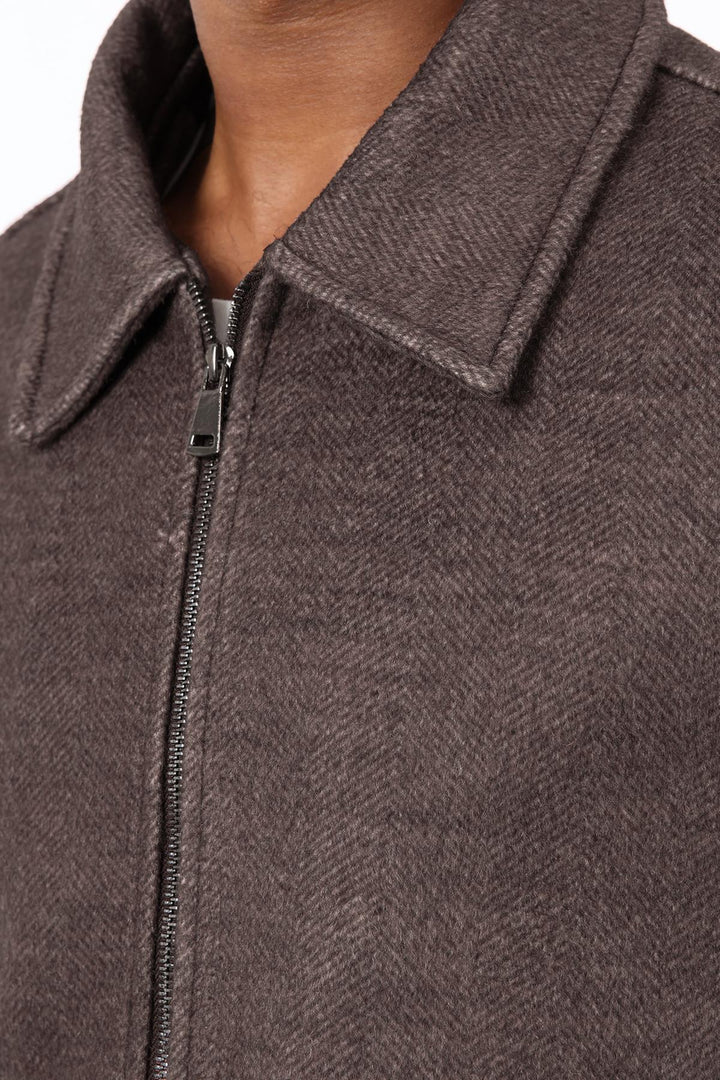ANT Antioch Coffee Wool Blend Men's Jacket - East Brunswick