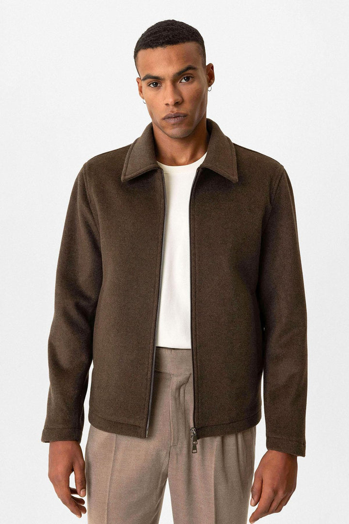 ANT Antioch Coffee Wool Blend Seasonal Men's Coat - St. Louis Park