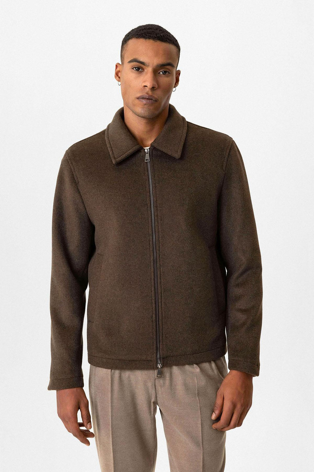 ANT Antioch Coffee Wool Blend Seasonal Men's Coat - St. Louis Park