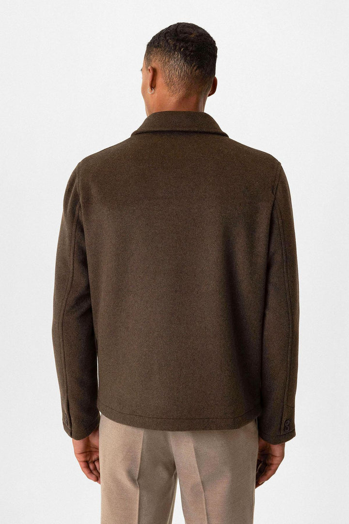 ANT Antioch Coffee Wool Blend Seasonal Men's Coat - St. Louis Park