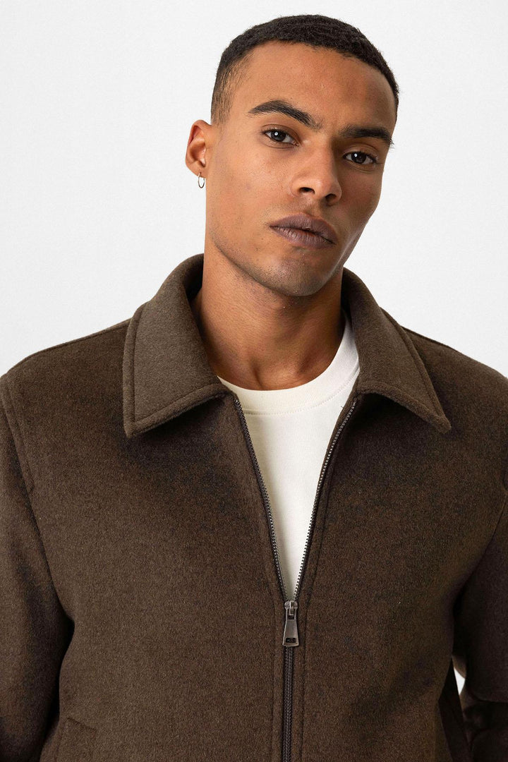 ANT Antioch Coffee Wool Blend Seasonal Men's Coat - St. Louis Park
