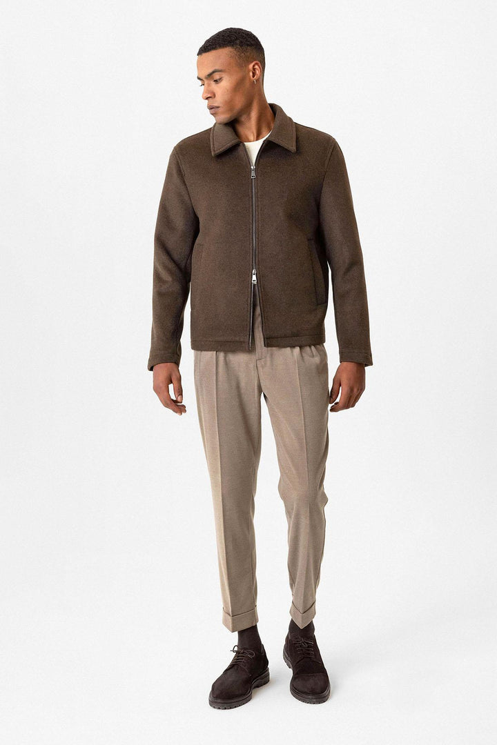 ANT Antioch Coffee Wool Blend Seasonal Men's Coat - St. Louis Park