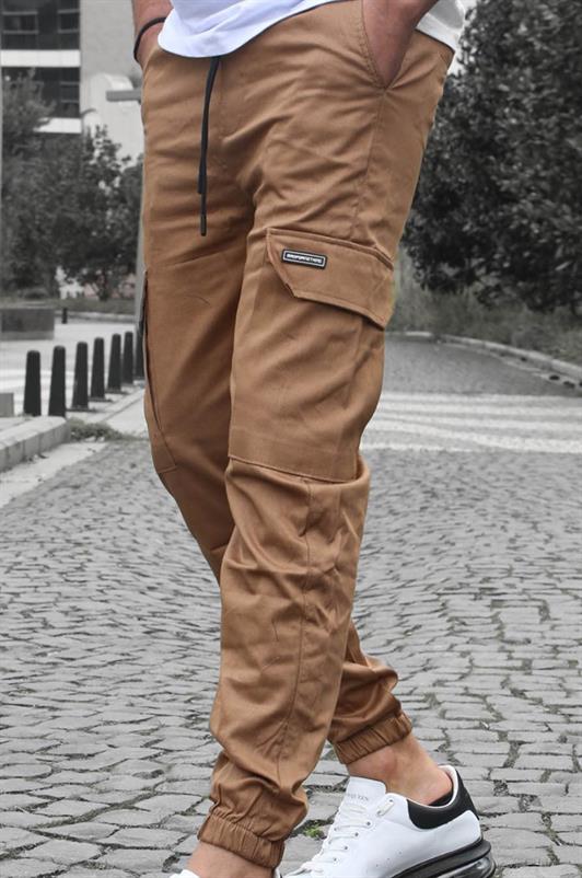 MDX Brown Cargo Pocket Jogger Pants 5437 - Ossining