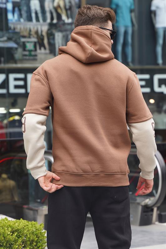 MDX Brown Hoodie with Embroidery 6141 - Houghton le Spring