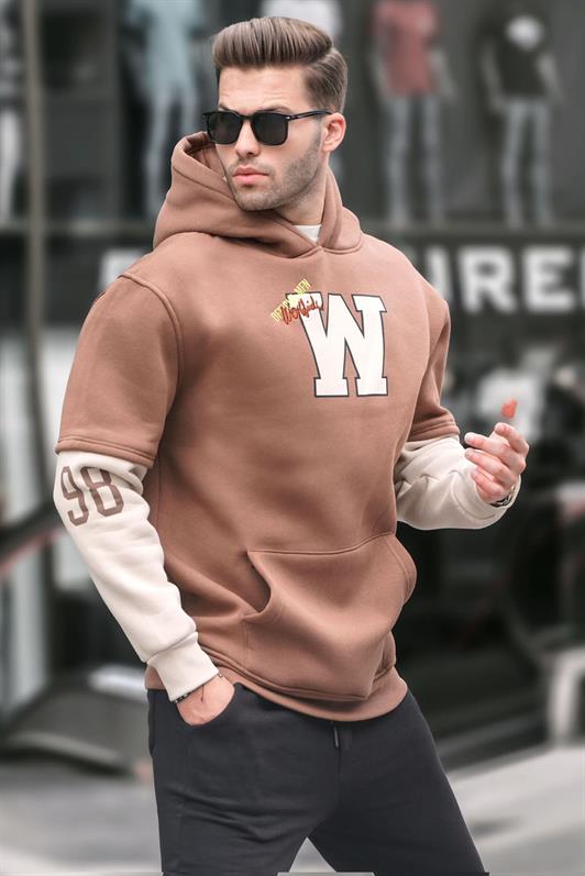 MDX Brown Hoodie with Embroidery 6141 - Houghton le Spring
