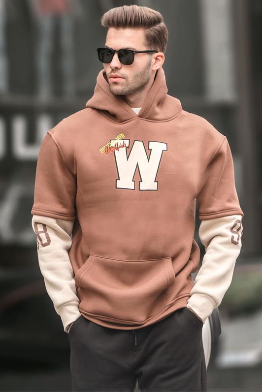 MDX Brown Hoodie with Embroidery 6141 - Houghton le Spring