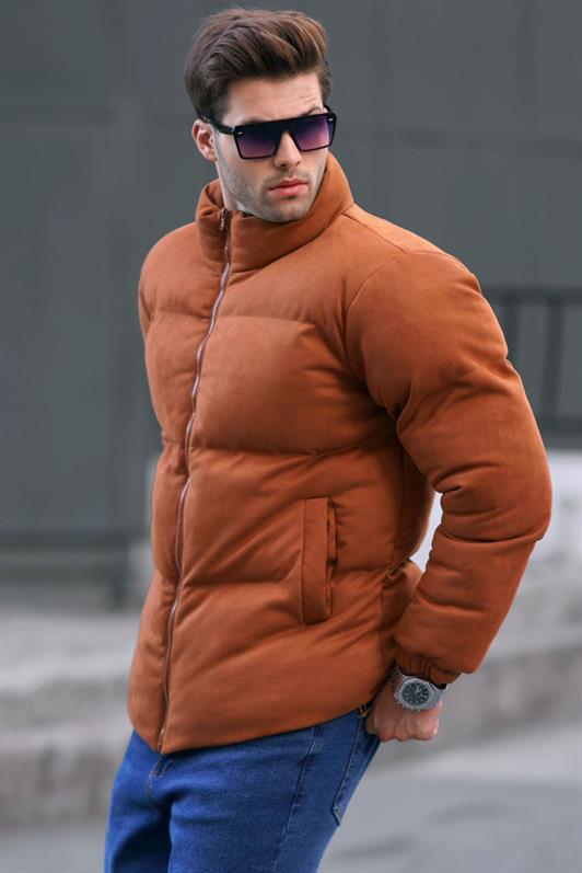 MDX Brown Nubuck Men's Puffer Jacket 6802 - North Bethesda