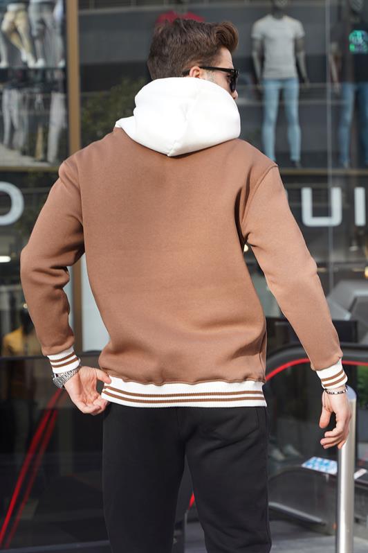 MDX Brown Oversized Hooded Sweatshirt 6139 - Istres