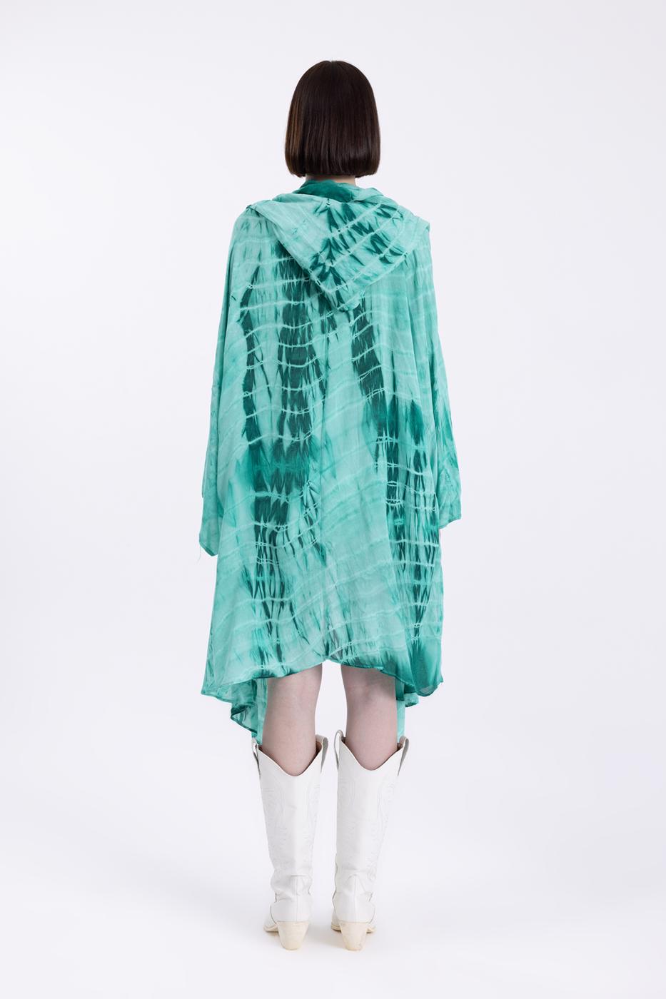 BSL Women Hooded midi kimono - Empoli