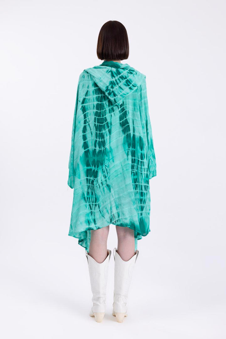BSL Women Hooded midi kimono - Empoli