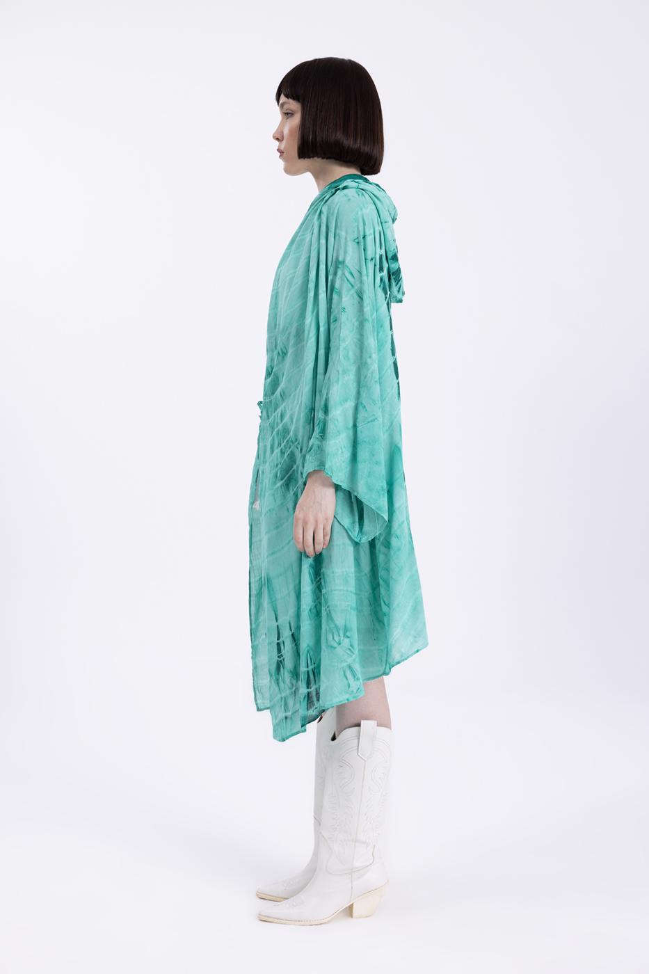 BSL Women Hooded midi kimono - Empoli