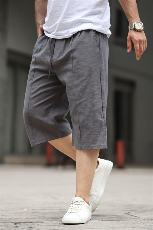 MDX Smoke Men's Linen Capri Shorts 6538 - Guaymas