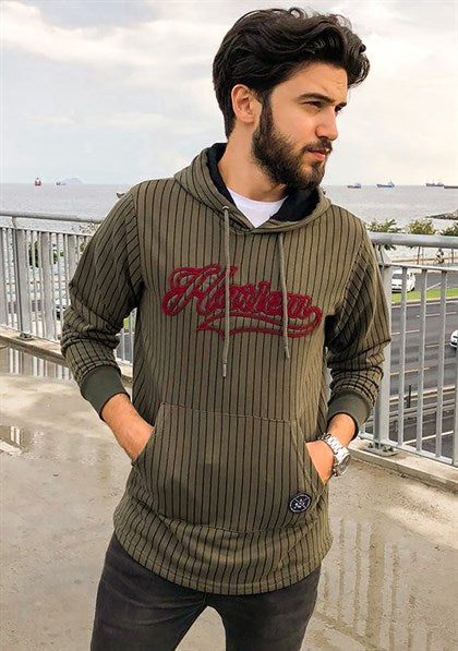 MDX Hooded Sweatshirt Khaki 2825 - Edgware