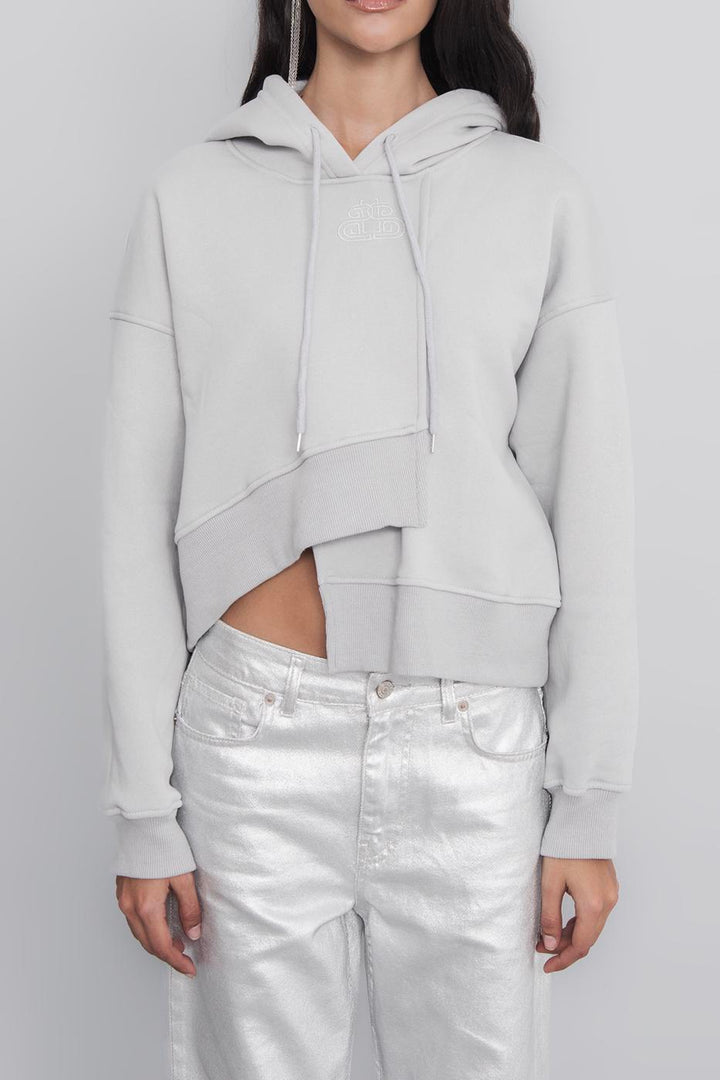 BSL Women Hooded Embroided Fleece Sweatshirt - Joué-lés-Tours