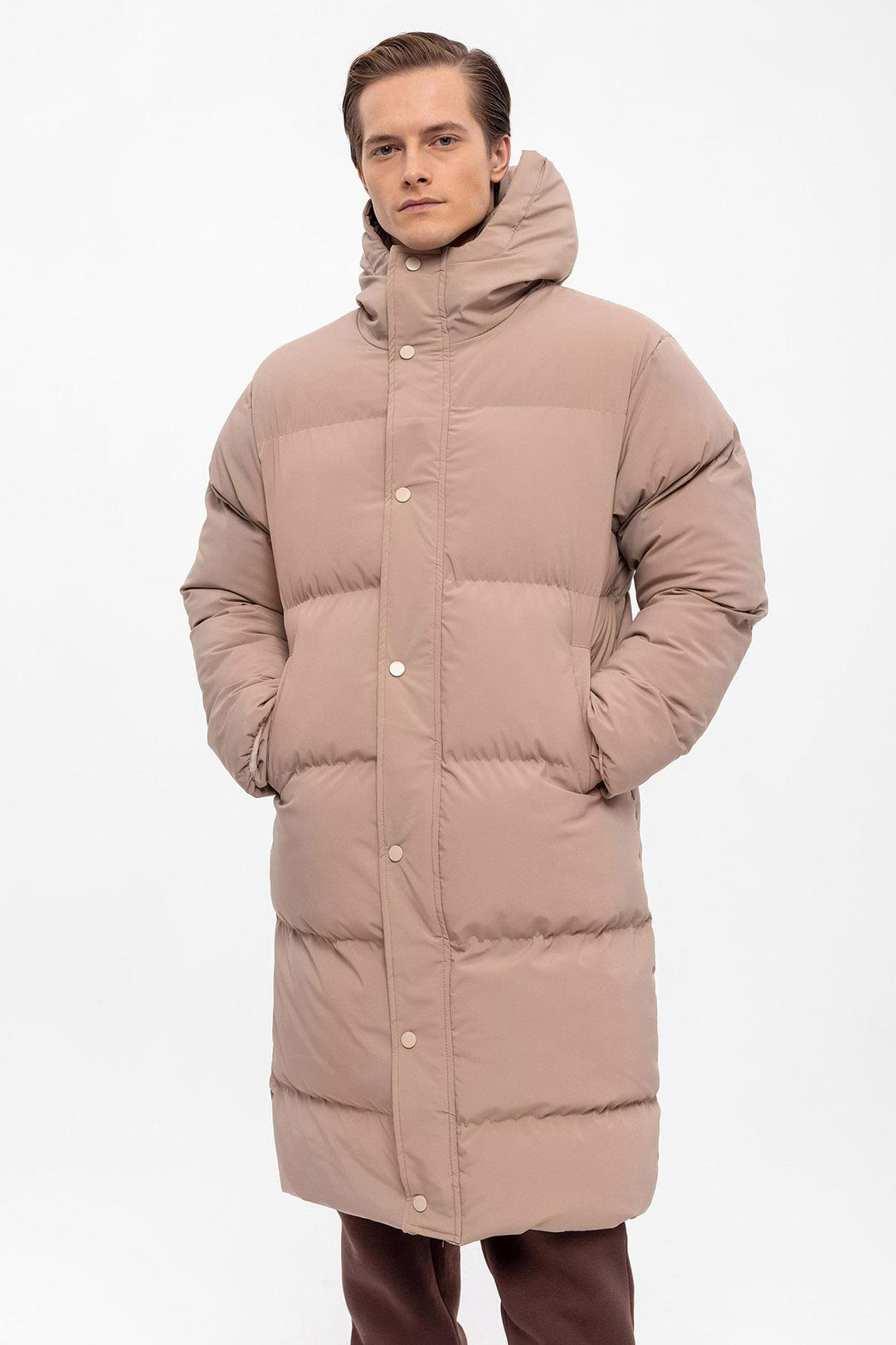 ANT Hooded Long Puffer Jacket - Fayetteville
