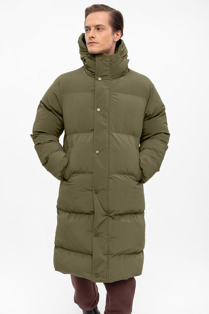 ANT Hooded Long Puffer Jacket - Rozzano