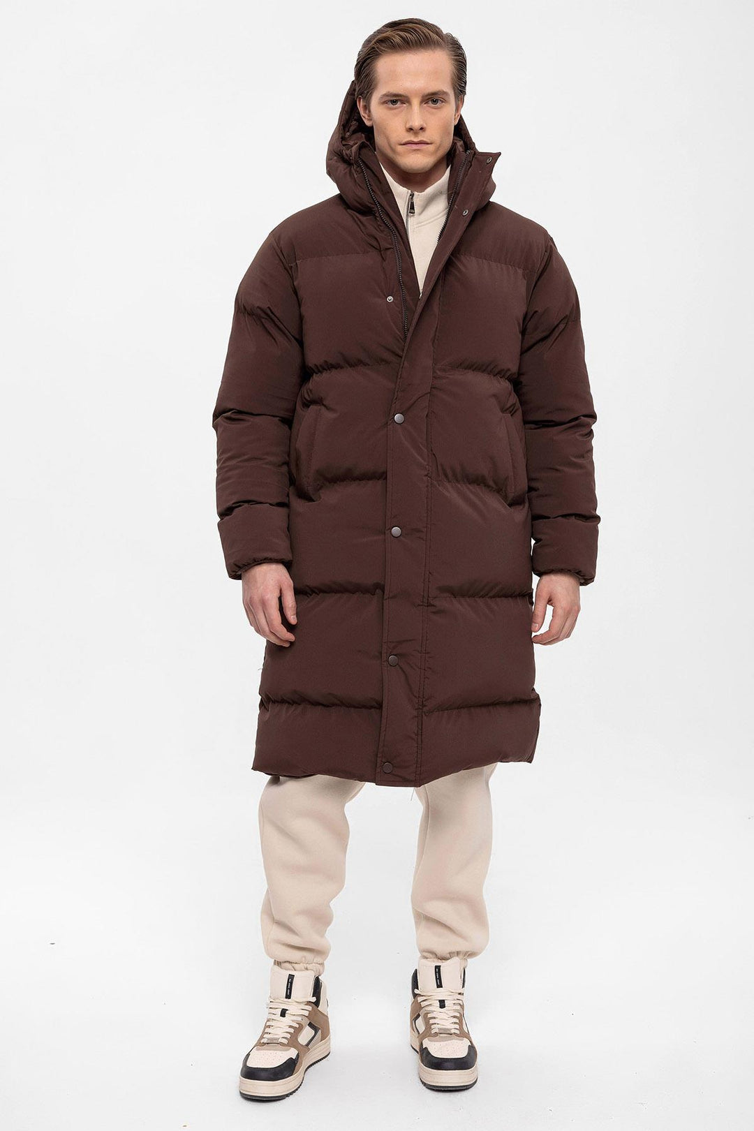 ANT Hooded Long Puffer Jacket - South Jordan