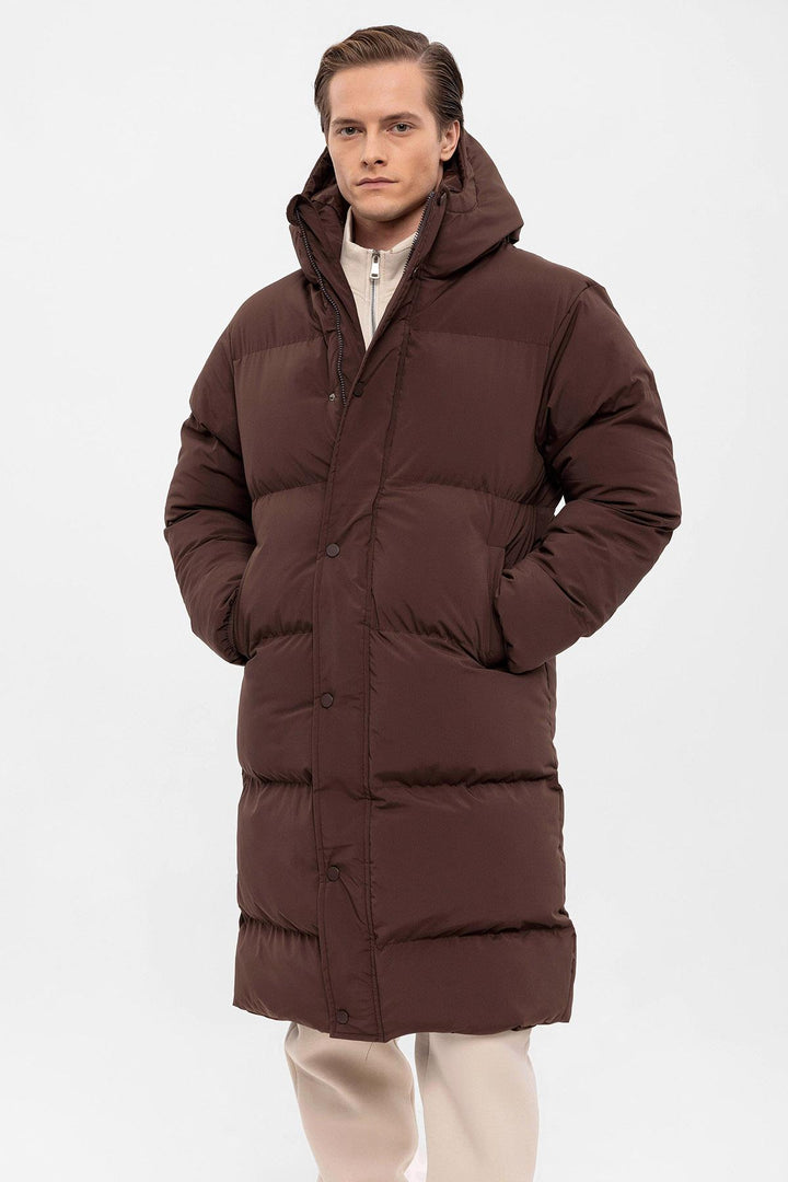 ANT Hooded Long Puffer Jacket - South Jordan