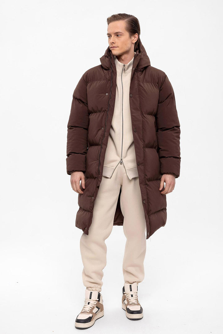ANT Hooded Long Puffer Jacket - South Jordan
