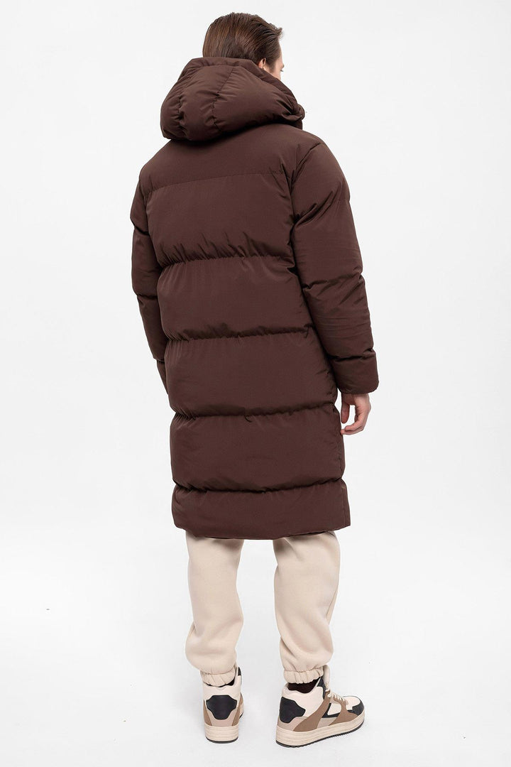 ANT Hooded Long Puffer Jacket - South Jordan