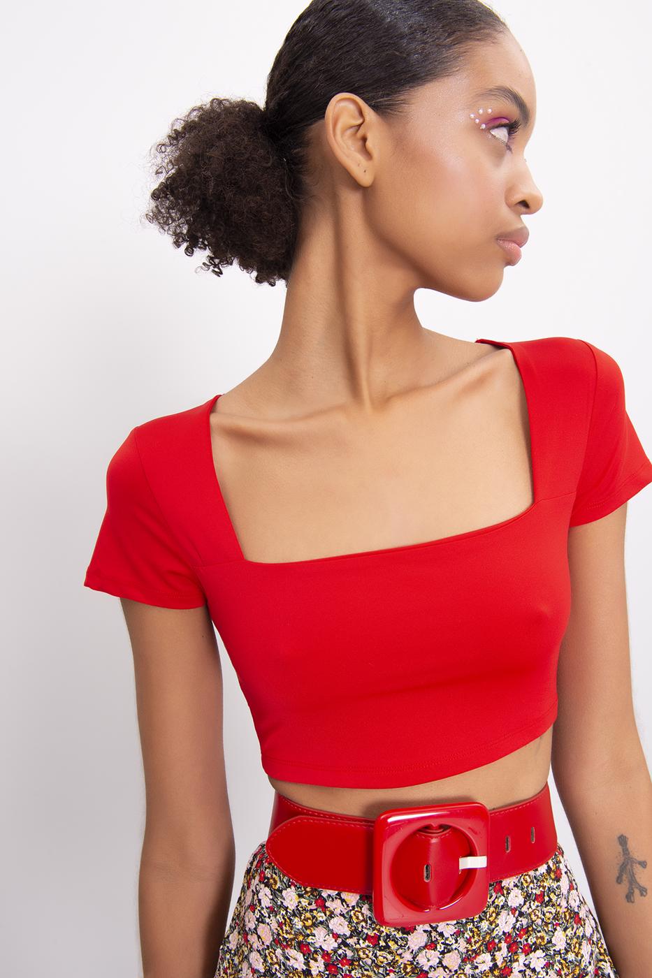 BSL Women Square Neck Bustier - Spring Valley