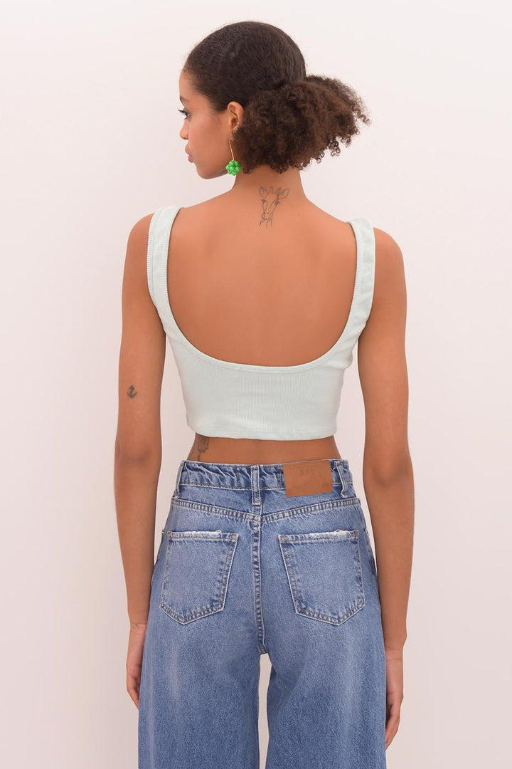 BSL Women Square Neck Crop Body - Tienen