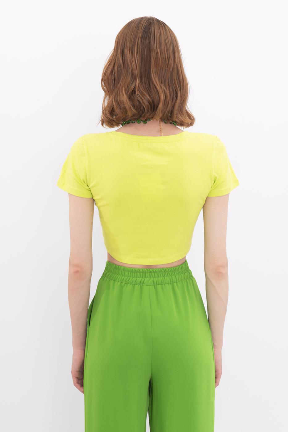 BSL Women Square Neck Crop Top - Columbus
