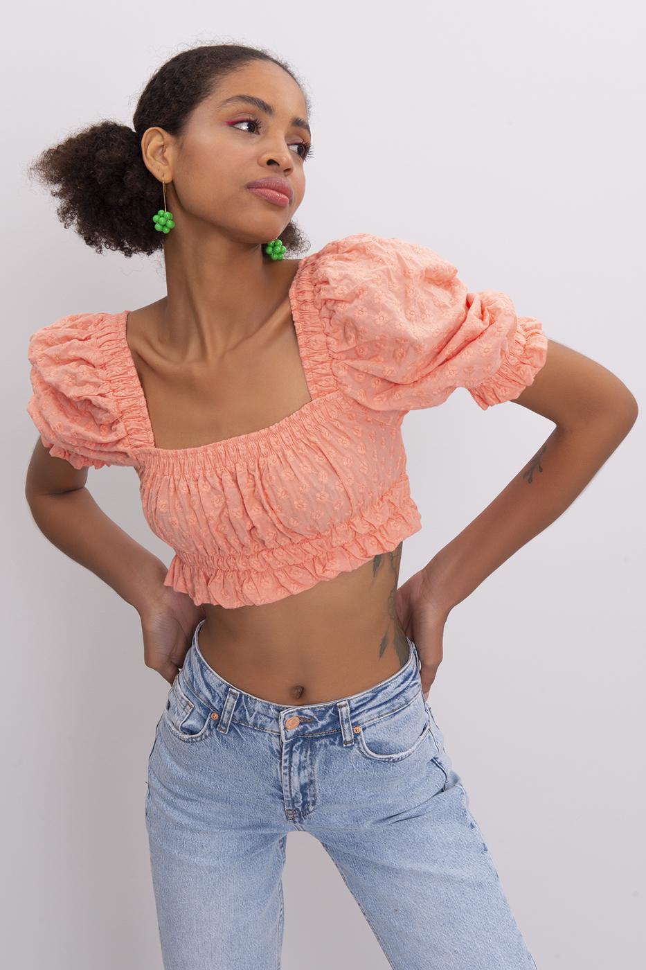 BSL Women Square Neck Crop Top - Avilés