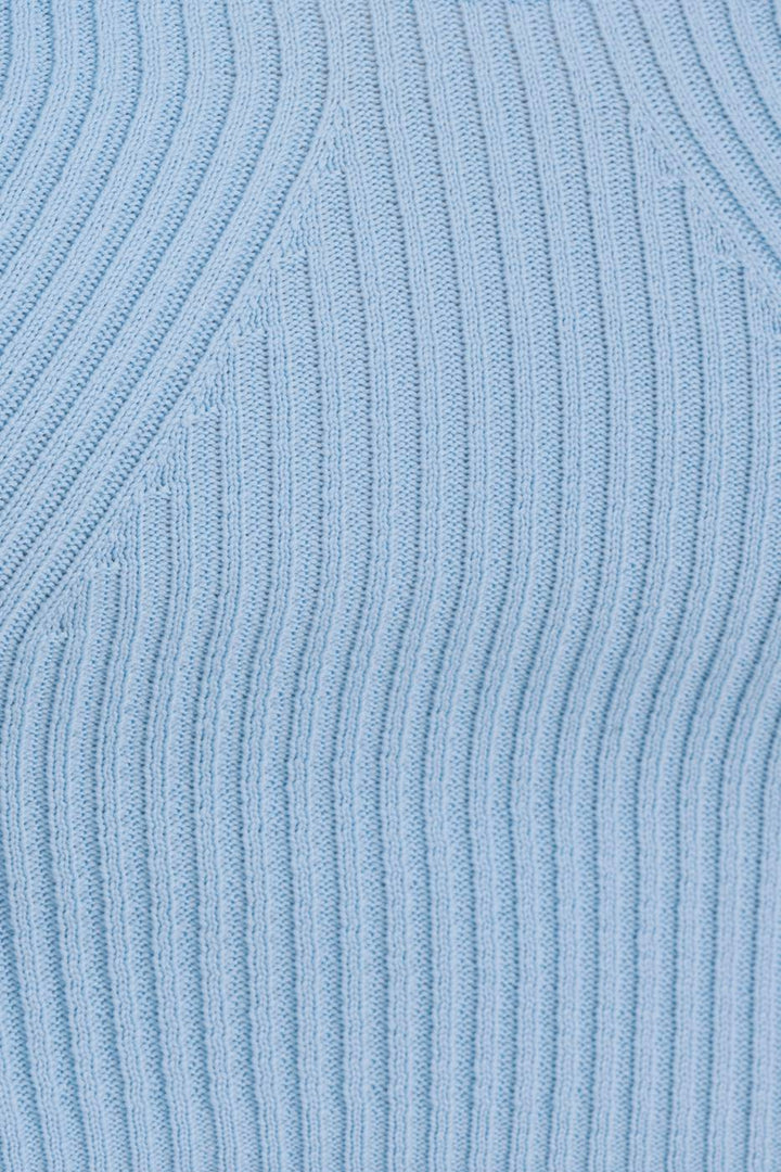 BSL Women Square Neck Knit Crop Top - Mazara del Vallo