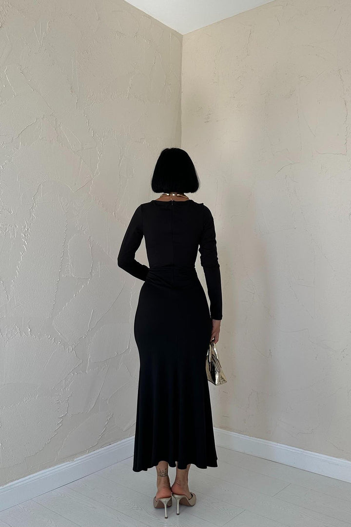 ELS Square Neck Classic Dress - Black - Spanish Fork