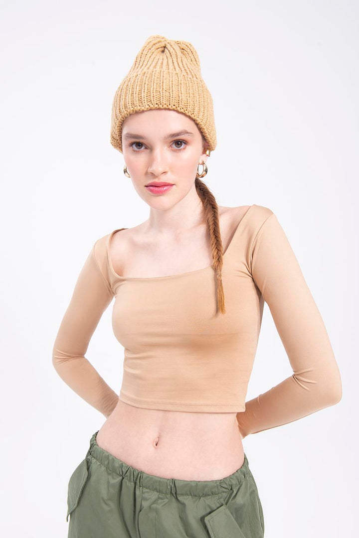 BSL Women Square neck top - Meadow Woods