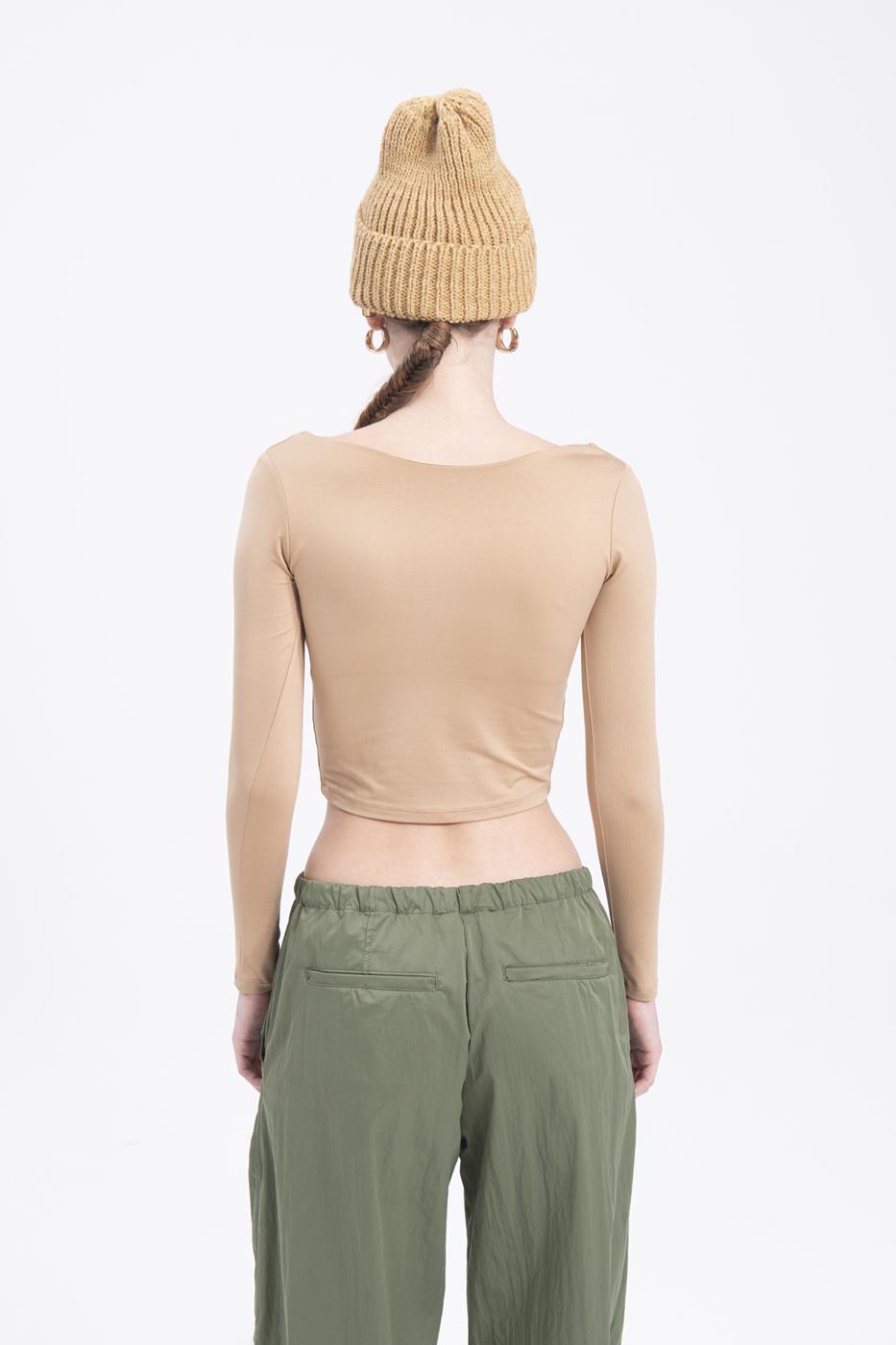 BSL Women Square neck top - Meadow Woods