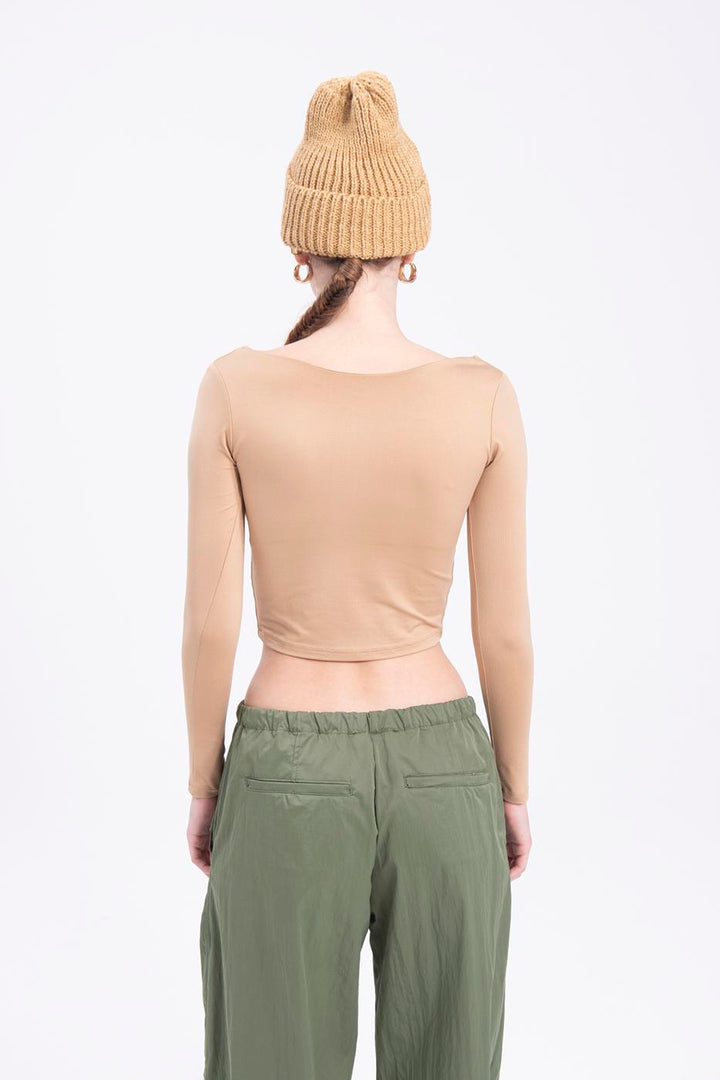 BSL Women Square neck top - Meadow Woods