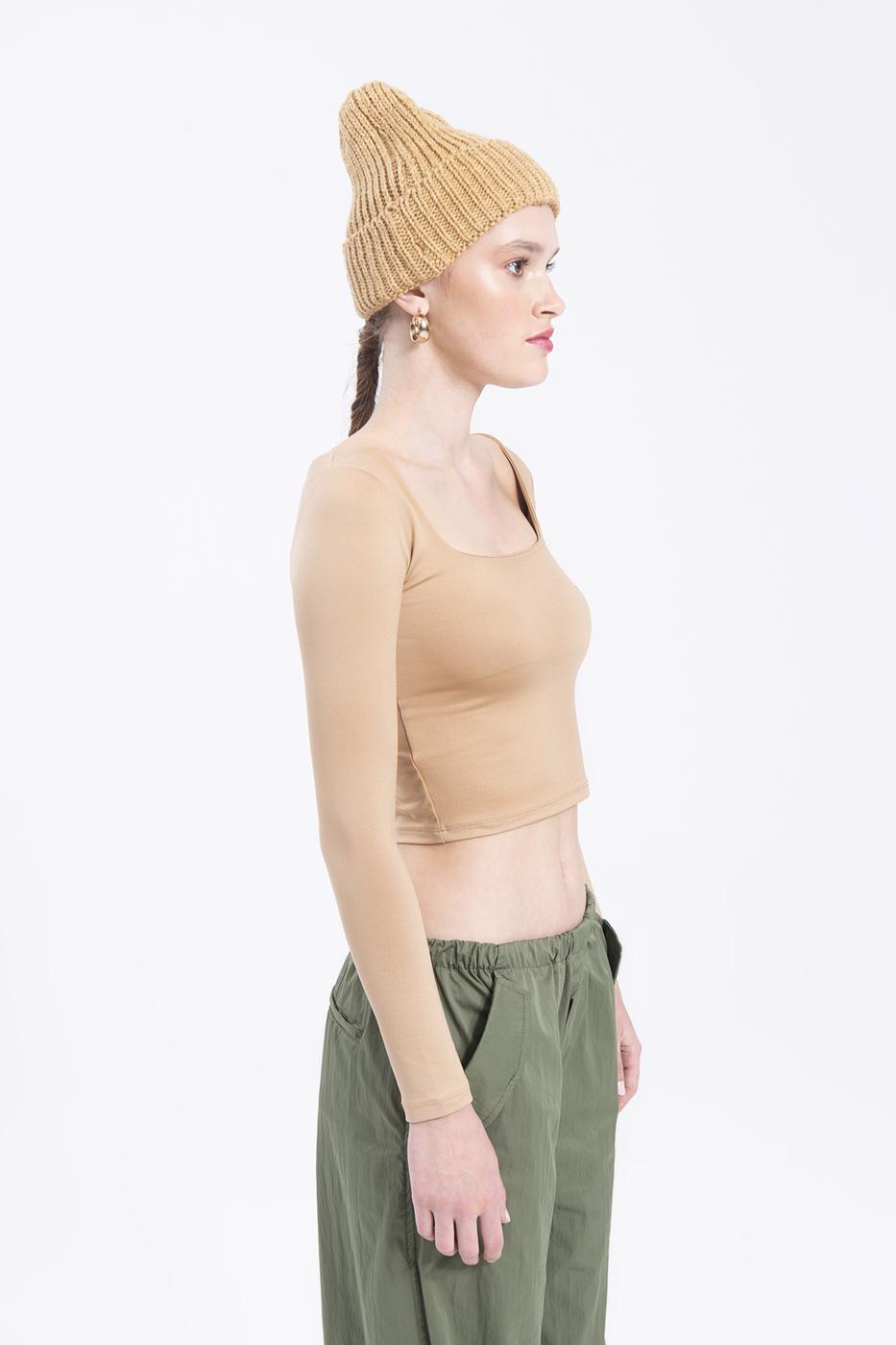 BSL Women Square neck top - Meadow Woods