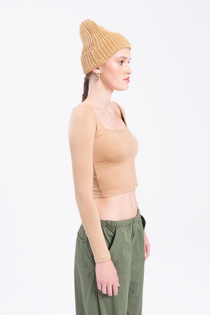BSL Women Square neck top - Meadow Woods