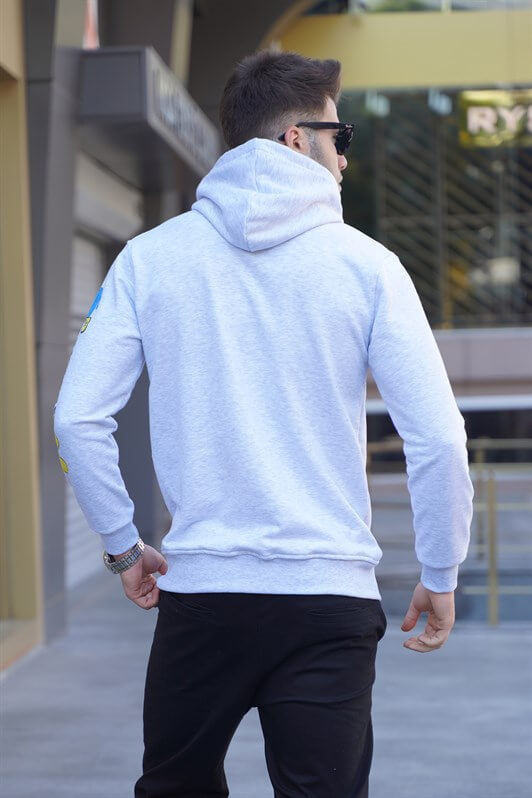 MDX Caramel Printed Hooded Sweatshirt 5896 - Gela