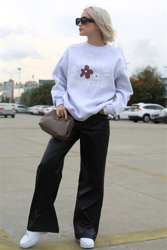 MDX Carmelange Bicycle Neck Printed Sweatshirt MG1572 - Lochau