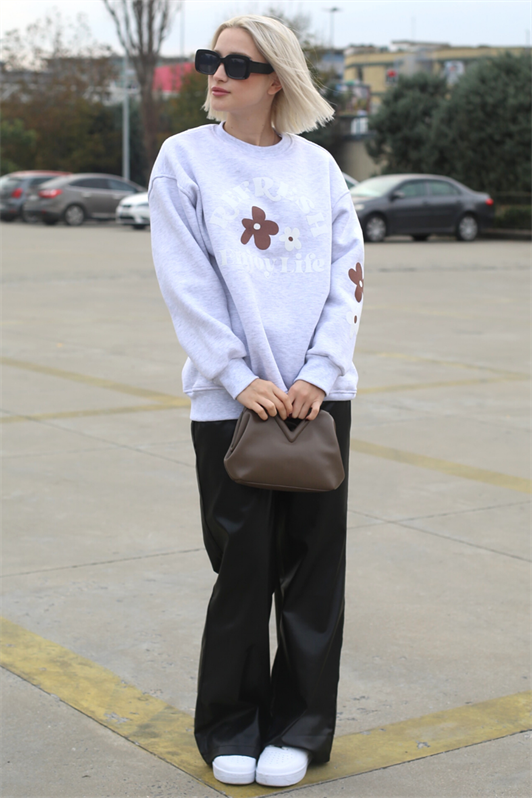 MDX Carmelange Bicycle Neck Printed Sweatshirt MG1572 - Lochau