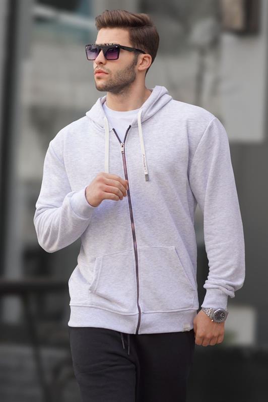 MDX Caramel Zippered Hooded Sweatshirt 6161 - Fairfield